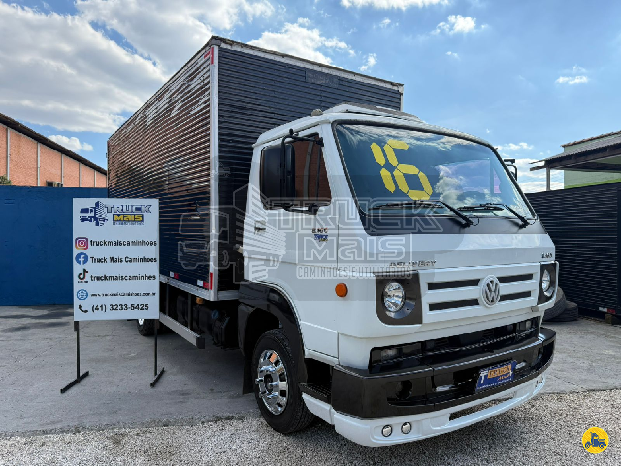 CAMINHAO VOLKSWAGEN VW 8160 Baú Furgão 3/4 4x2 Truck Mais Caminhões e Utilitários CURITIBA PARANÁ PR